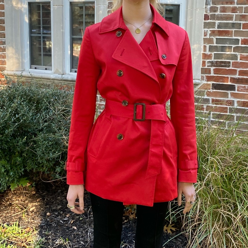 Le souk Double Breasted Trench Coat Size 36